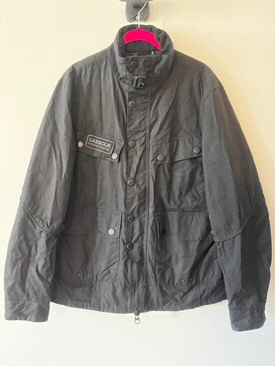 Barbour Other - Barbour International Black Motorcycle Jacket Sz L